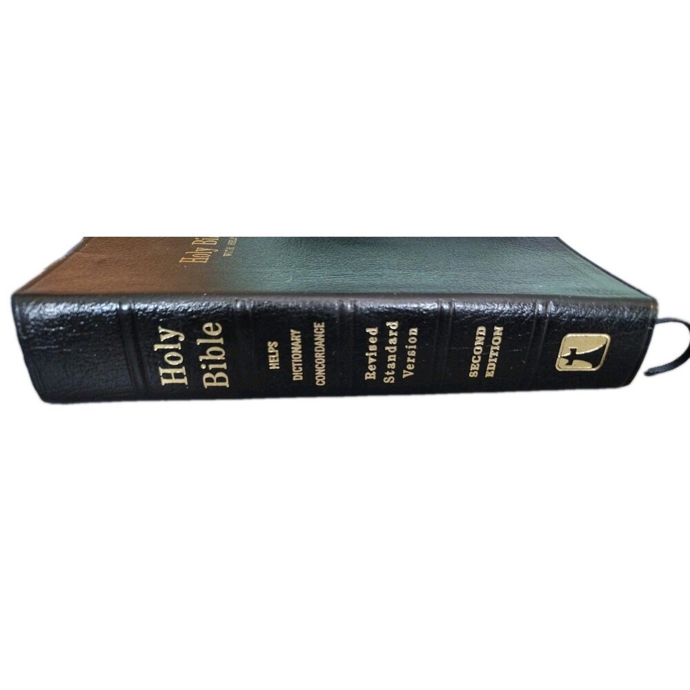 Vtg 1971 Holy Bible RSV Second Edition Thomas Nelson Concordance Dictionary...
